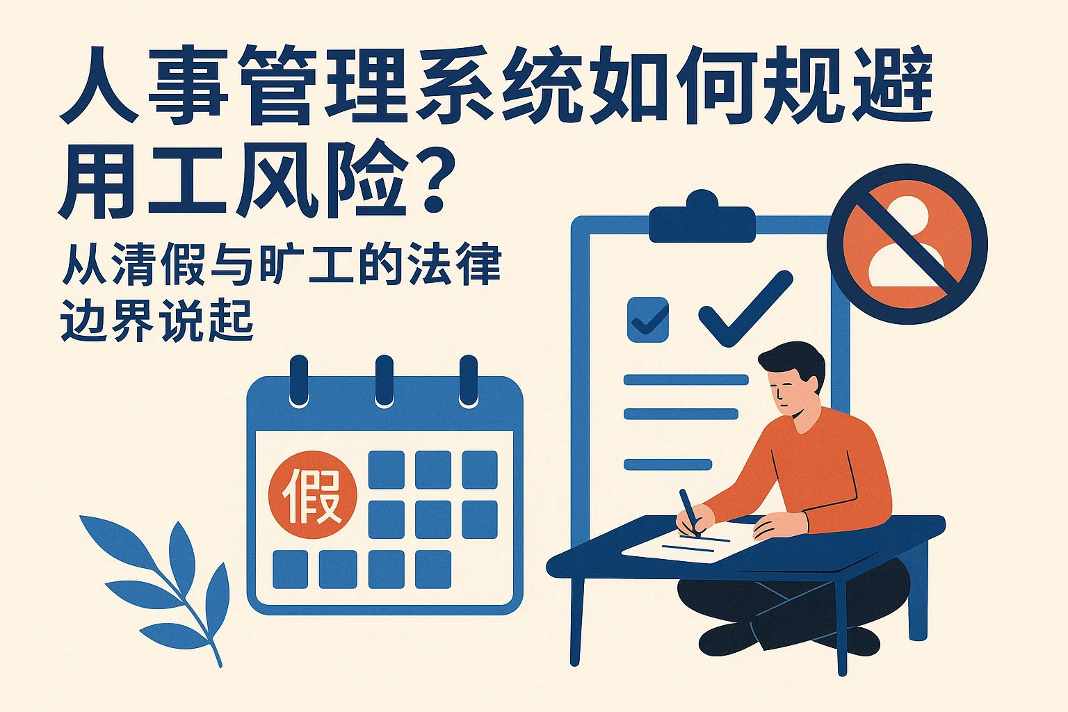 人事管理系统如何规避用工风险？从请假与旷工的法律边界说起