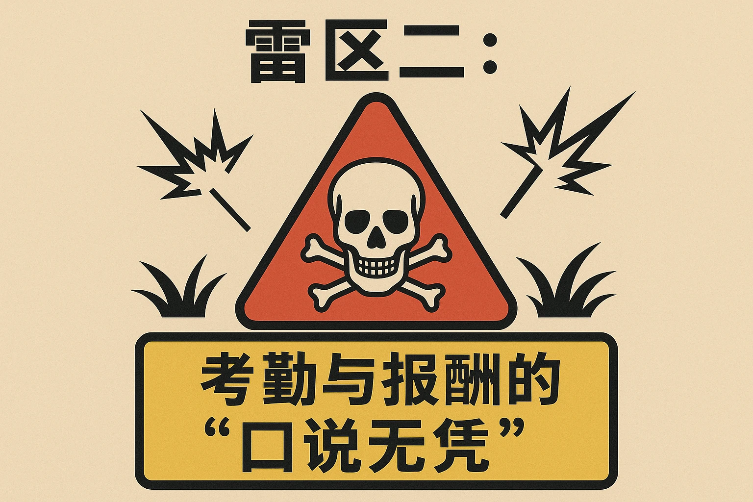 2. 雷区二：考勤与报酬的“口说无凭”