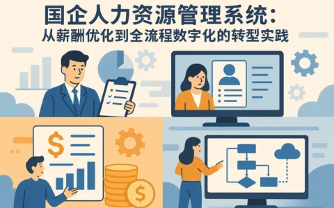 国企人力资源管理系统：从薪酬优化到全流程数字化的转型实践