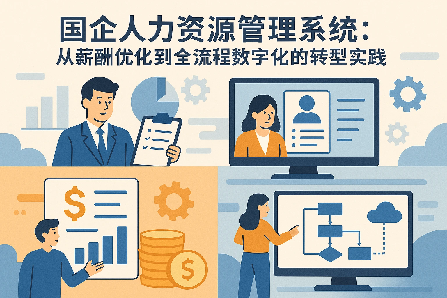 国企人力资源管理系统：从薪酬优化到全流程数字化的转型实践