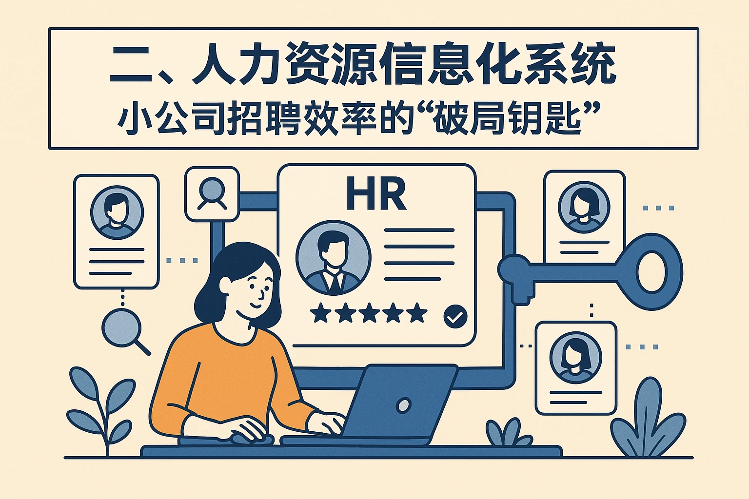 二、人力资源信息化系统：小公司招聘效率的“破局钥匙”
