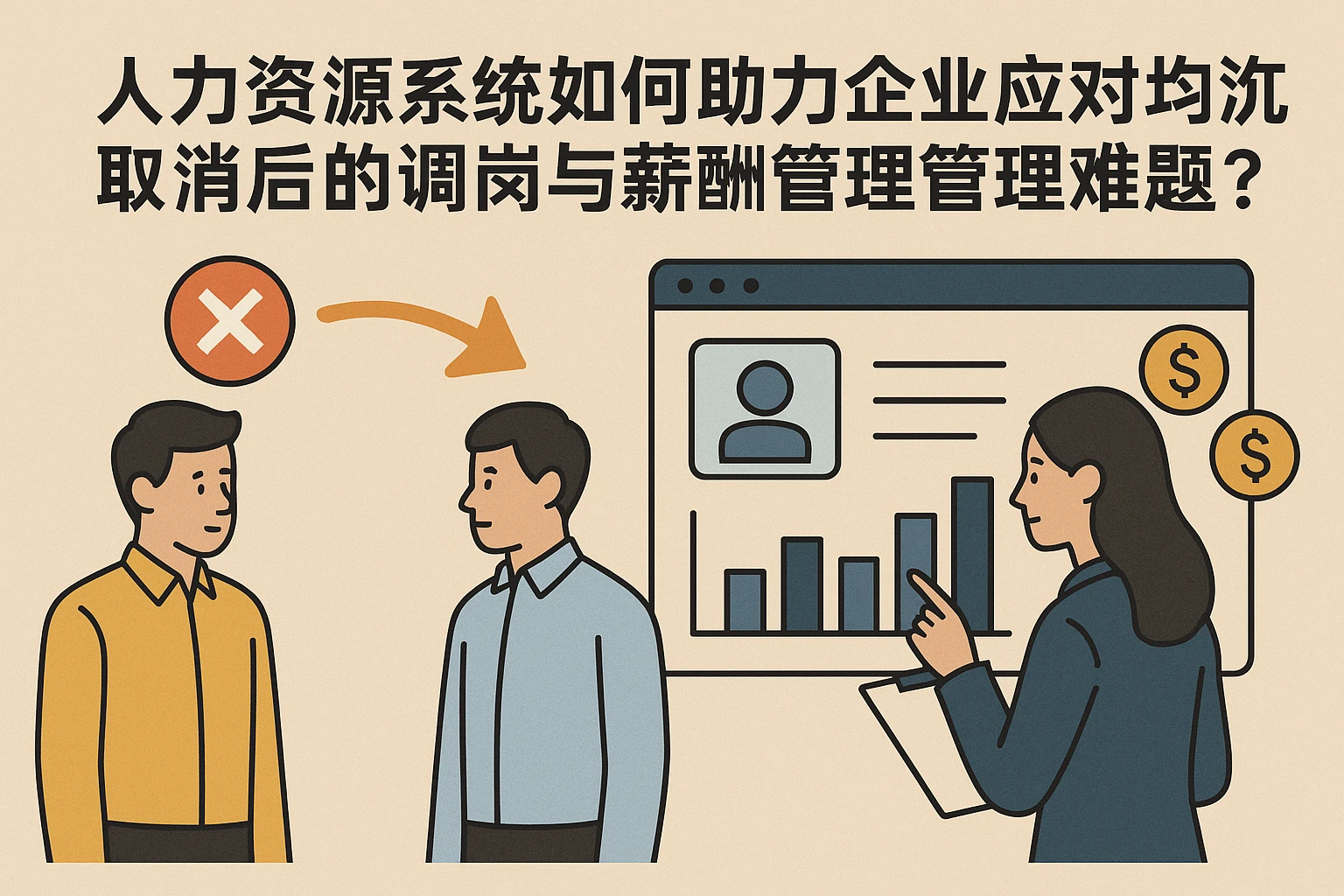 人力资源系统如何助力企业应对岗位取消后的调岗与薪酬管理难题？