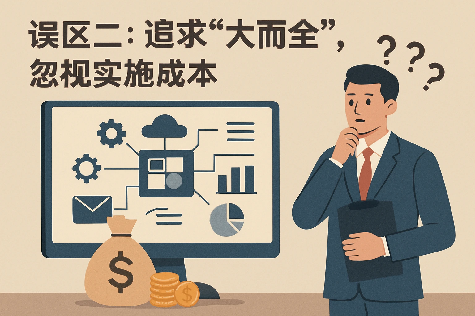 2. 误区二：追求“大而全”，忽视实施成本