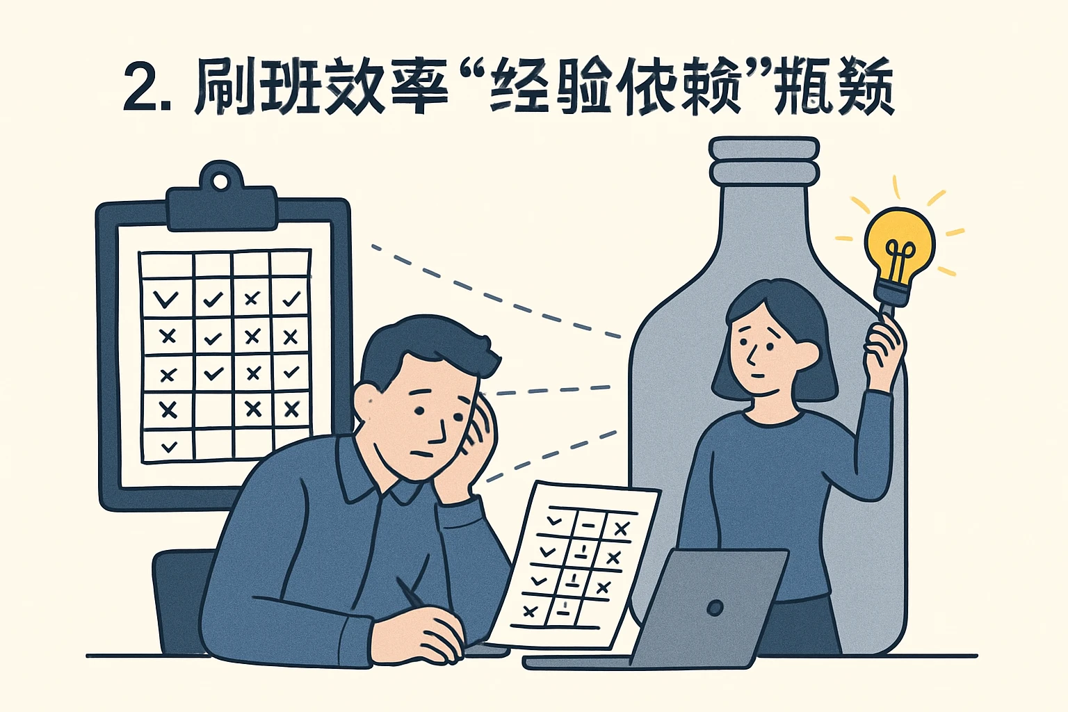 2. 排班效率的“经验依赖”瓶颈