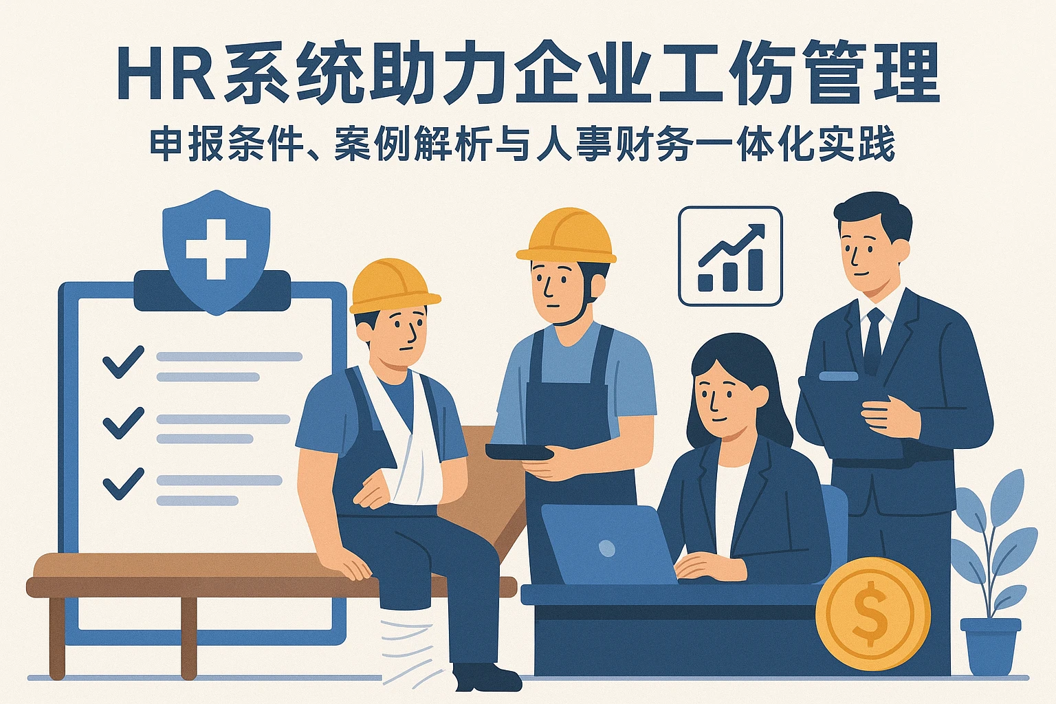 HR系统助力企业工伤管理：申报条件、案例解析与人事财务一体化实践