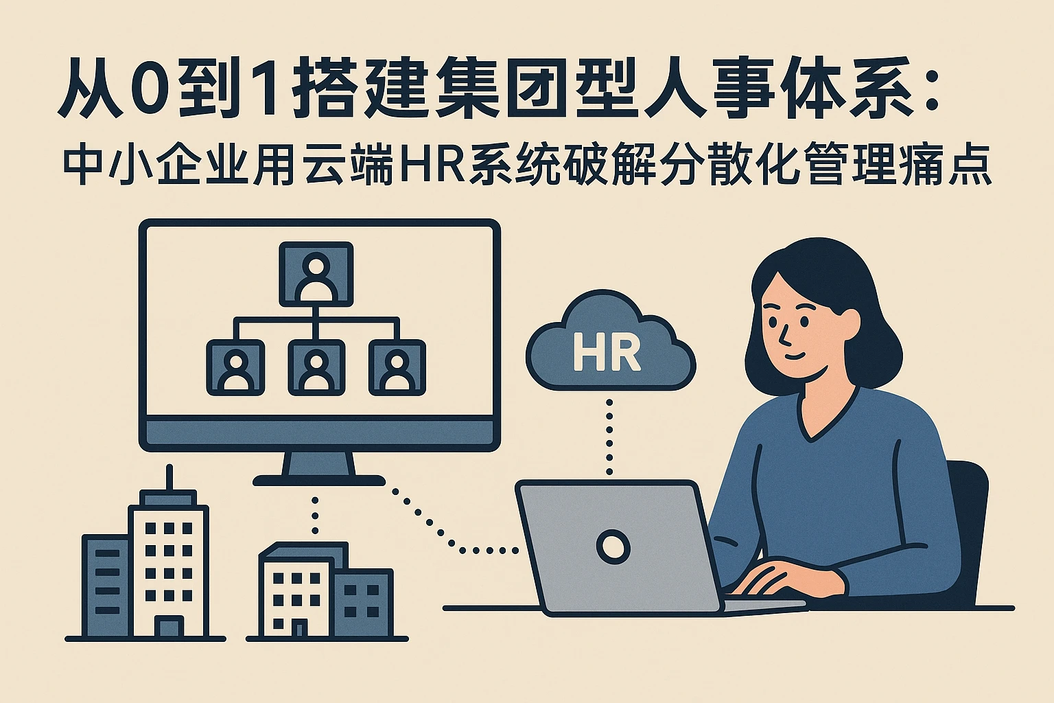 从0到1搭建集团型人事体系：中小企业用云端HR系统破解分散化管理痛点
