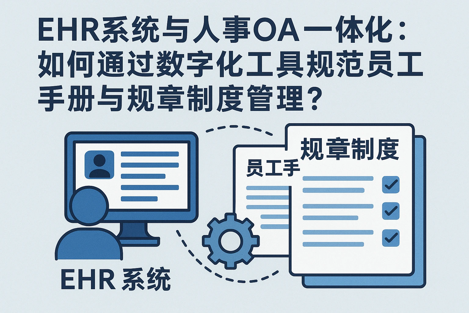 EHR系统与人事OA一体化：如何通过数字化工具规范员工手册与规章制度管理？
