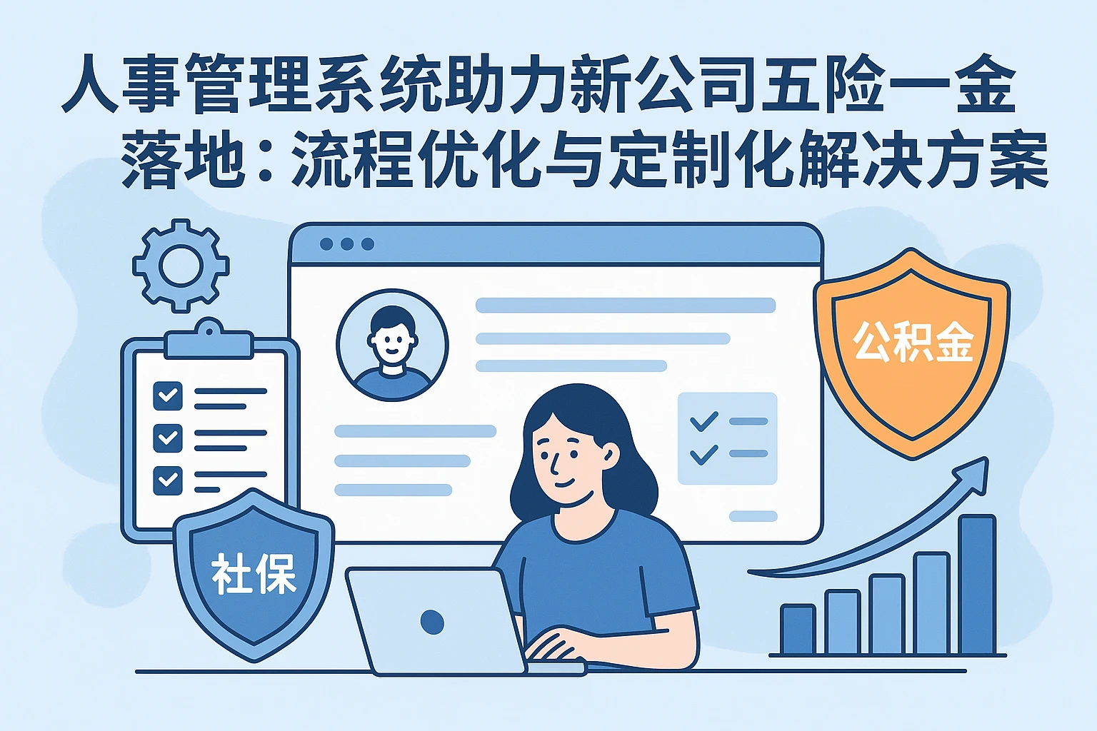 人事管理系统助力新公司五险一金落地：流程优化与定制化解决方案