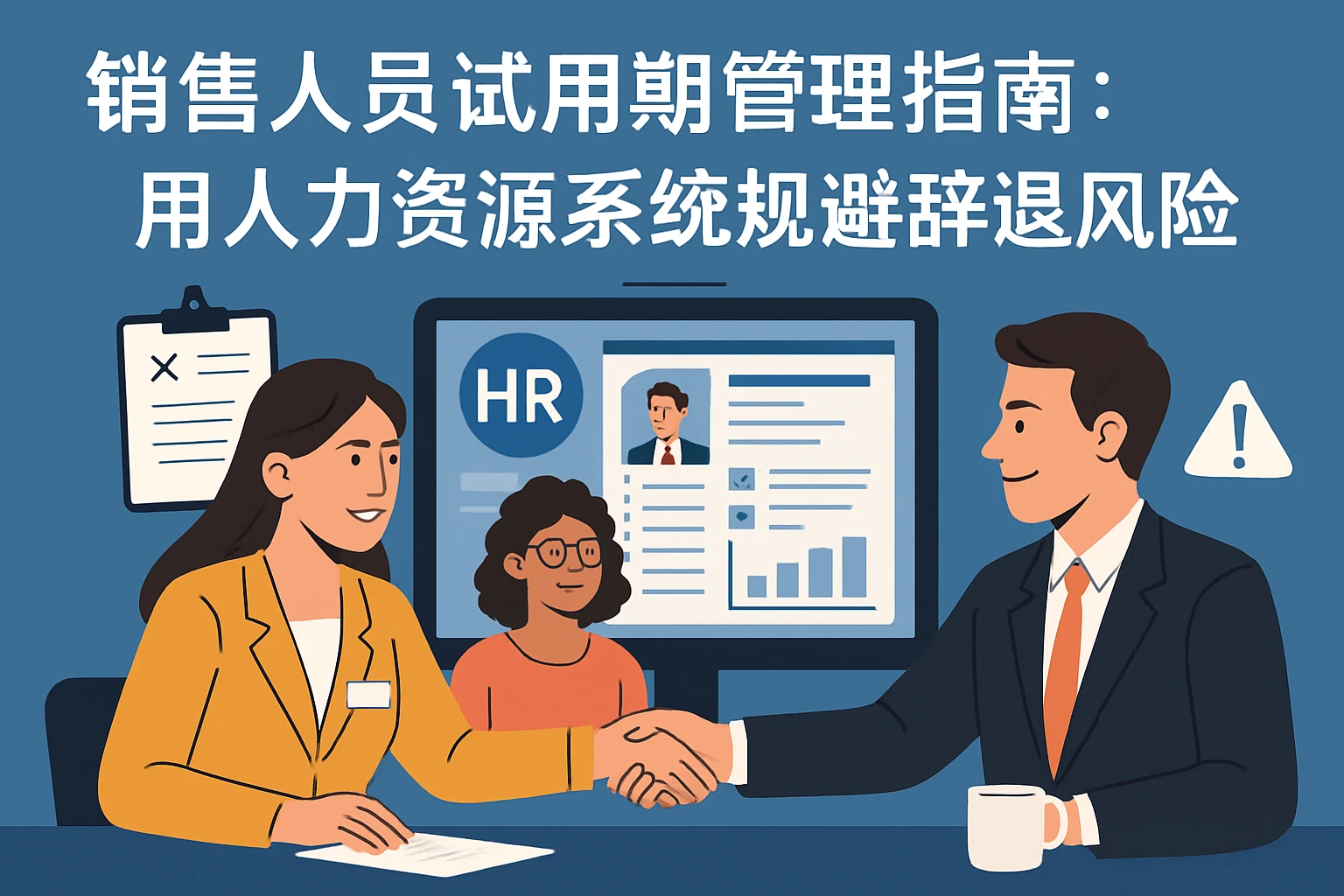 销售人员试用期管理指南：用人力资源系统规避辞退风险