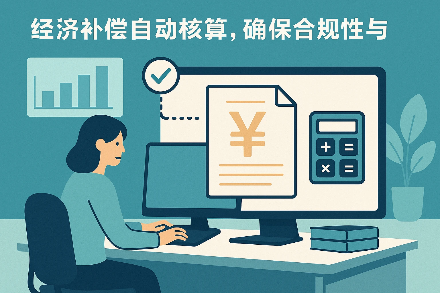 2. 经济补偿自动核算，确保合规性与准确性