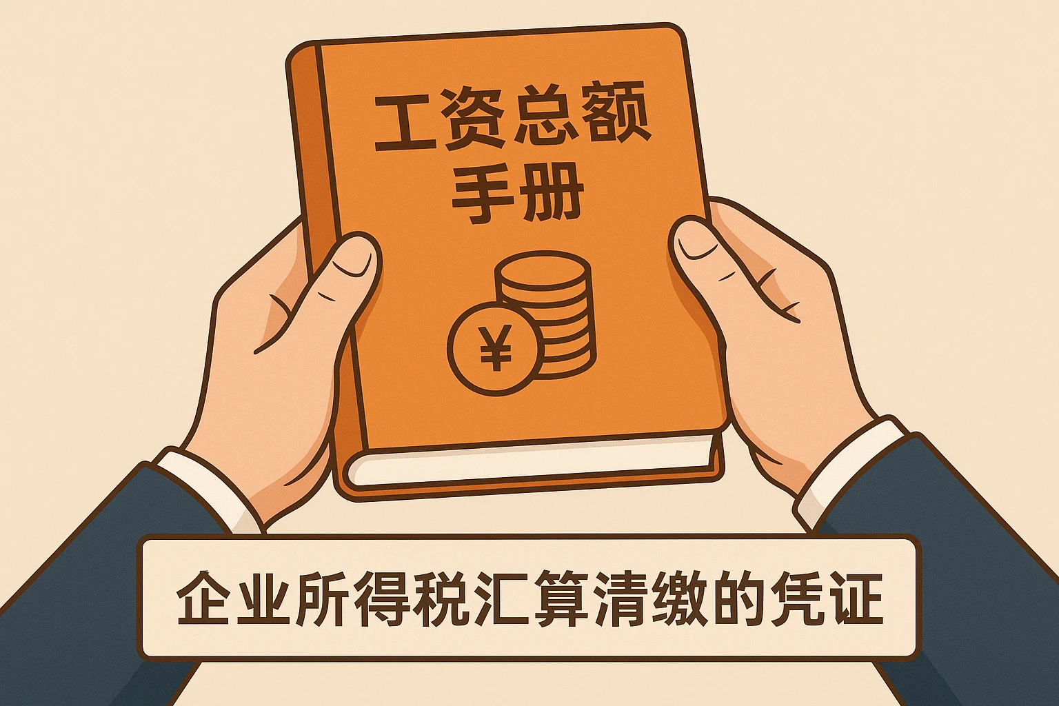 2. 工资总额手册是“企业所得税汇算清缴的凭证”