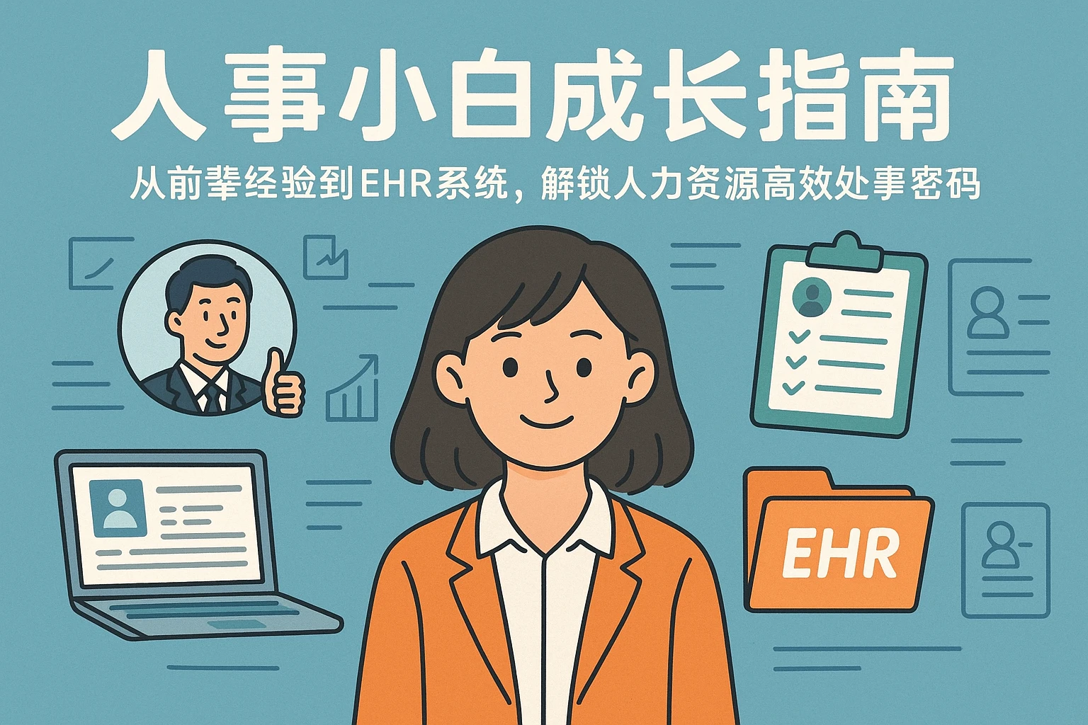人事小白成长指南：从前辈经验到EHR系统，解锁人力资源高效处事密码