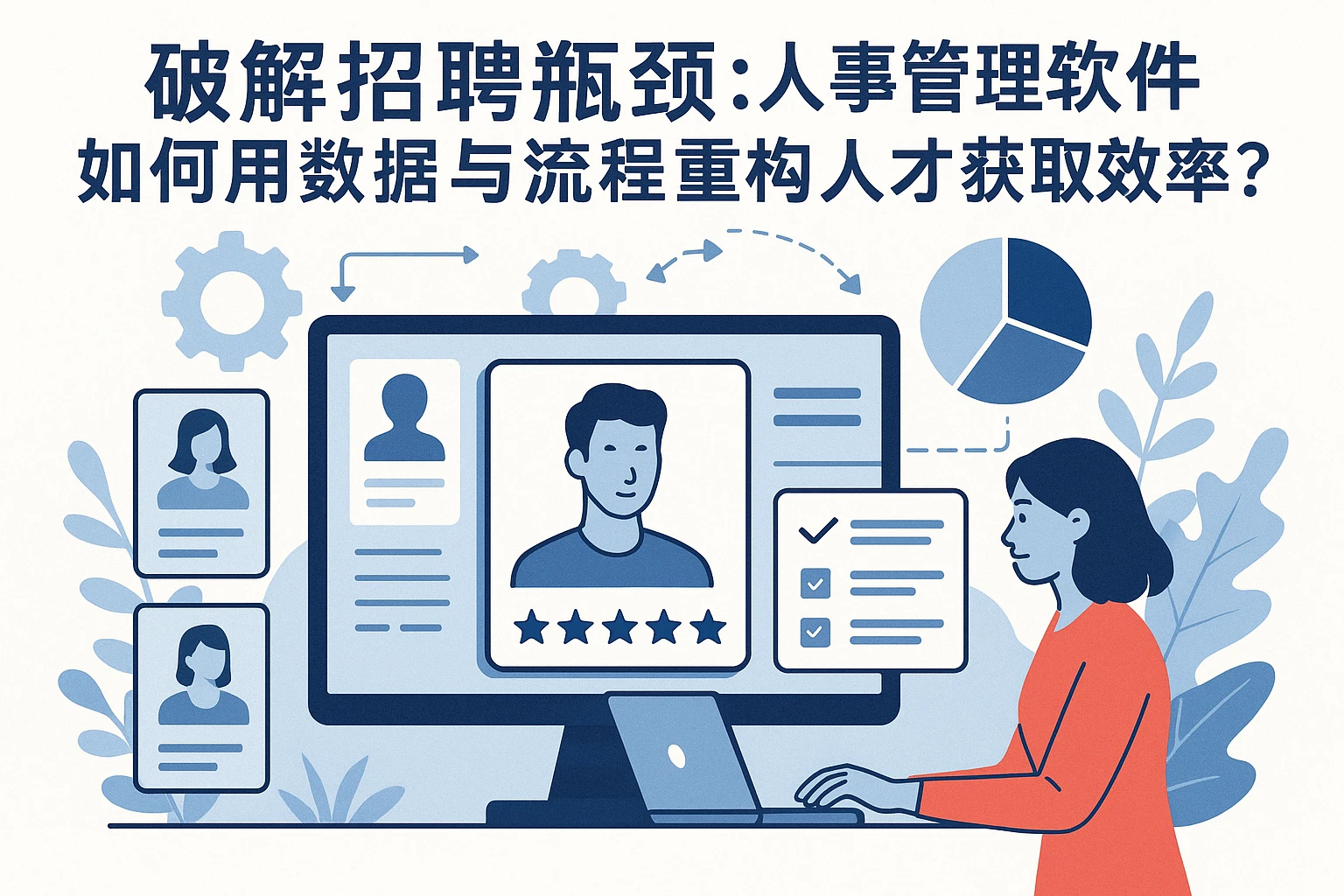 破解招聘瓶颈：人事管理软件如何用数据与流程重构人才获取效率？