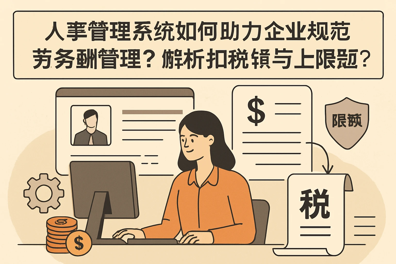 人事管理系统如何助力企业规范劳务报酬管理？解析扣税逻辑与上限问题