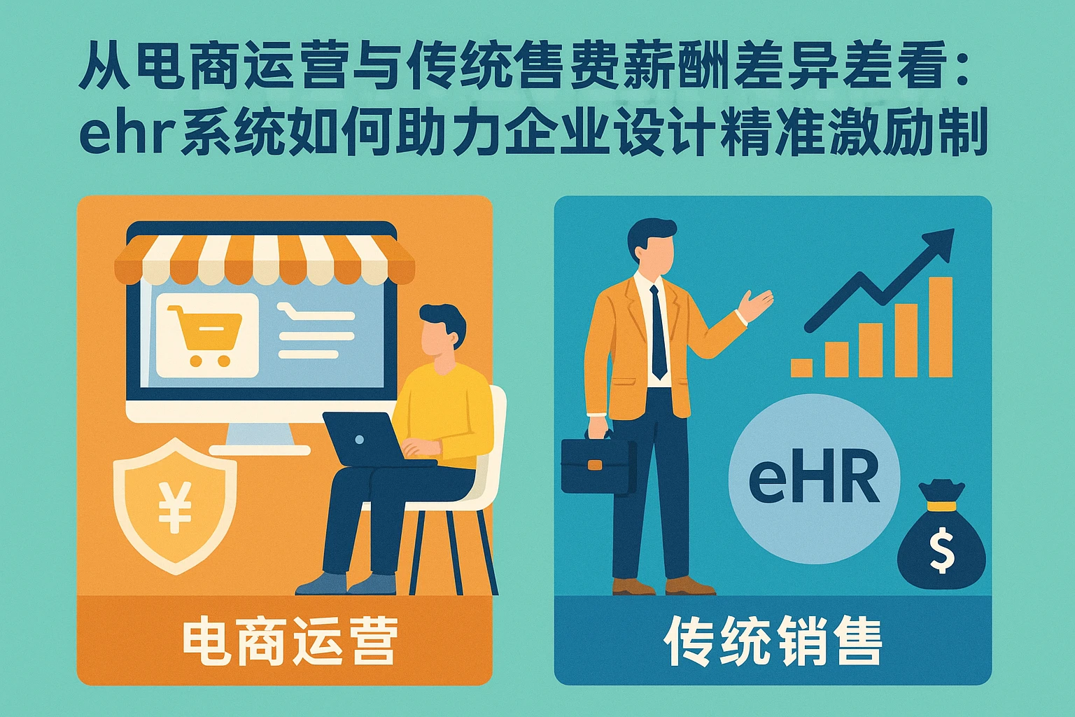 从电商运营与传统销售薪酬差异看：ehr系统如何助力企业设计精准激励机制
