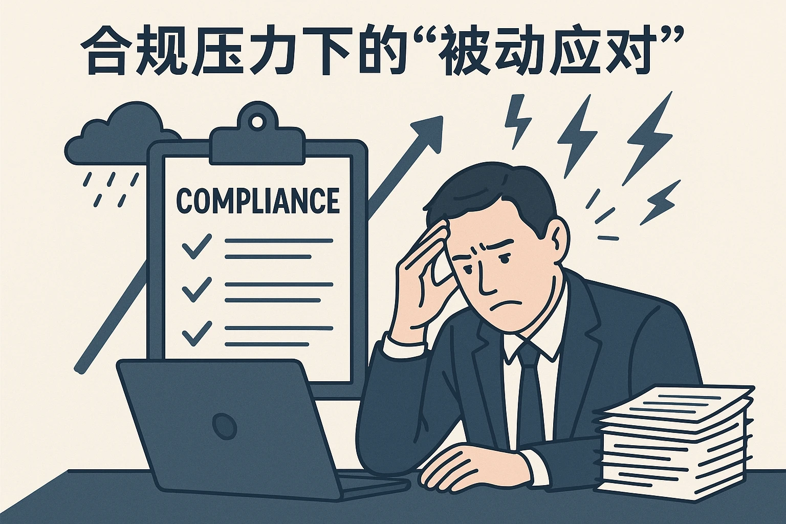 2. 合规压力下的“被动应对”