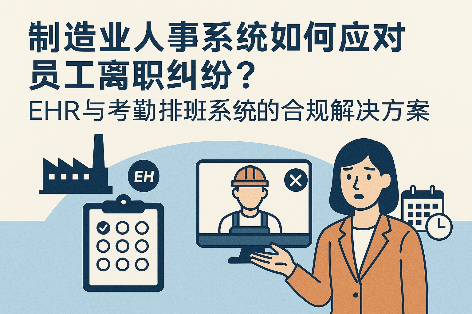 制造业人事系统如何应对员工离职纠纷？EHR与考勤排班系统的合规解决方案