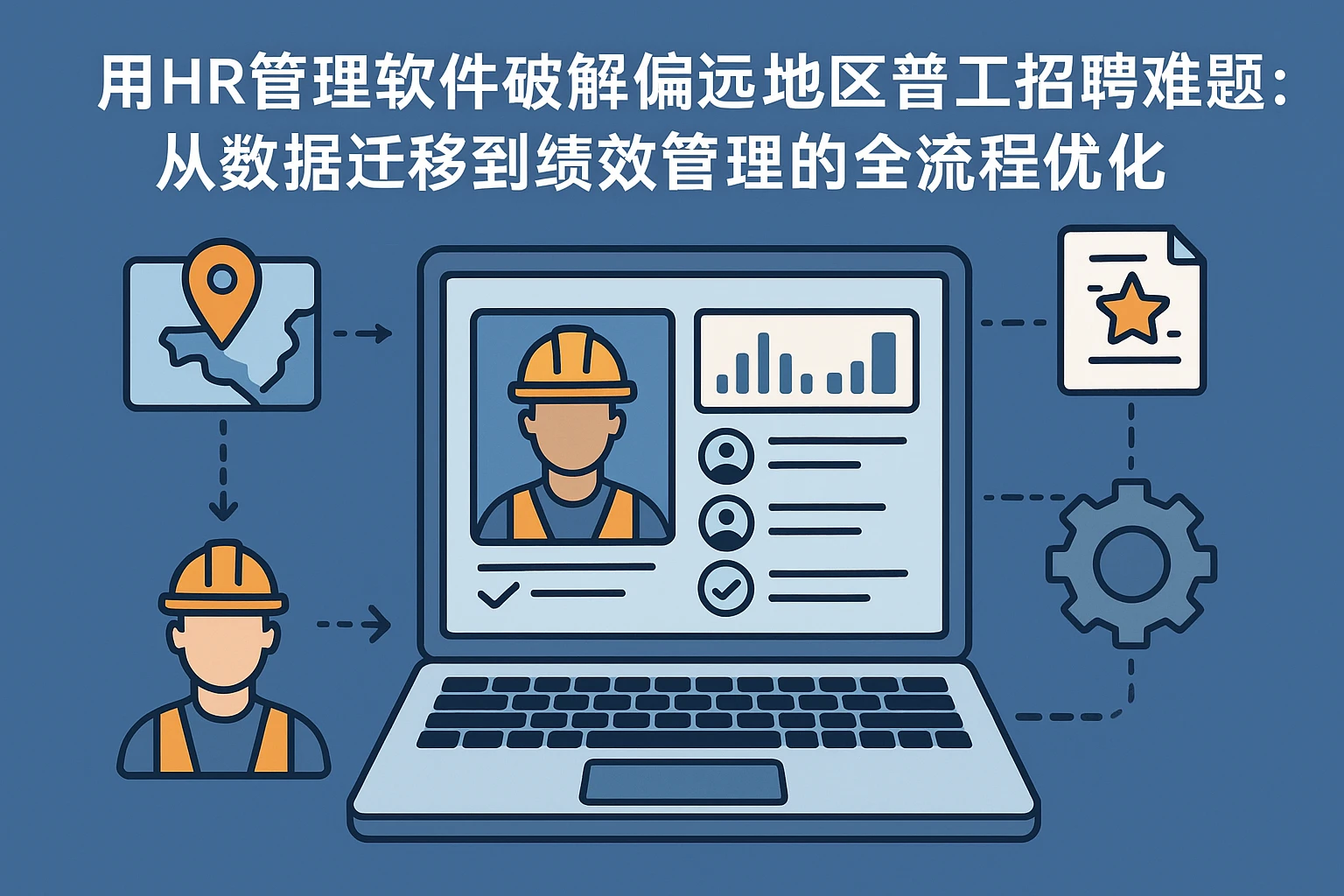 用HR管理软件破解偏远地区普工招聘难题：从数据迁移到绩效管理的全流程优化