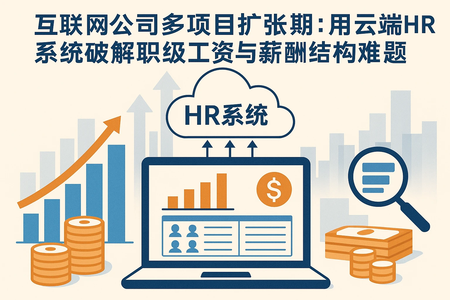 互联网公司多项目扩张期：用云端HR系统破解职级工资与薪酬结构难题