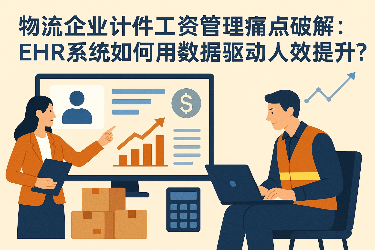物流企业计件工资管理痛点破解：EHR系统如何用数据驱动人效提升？