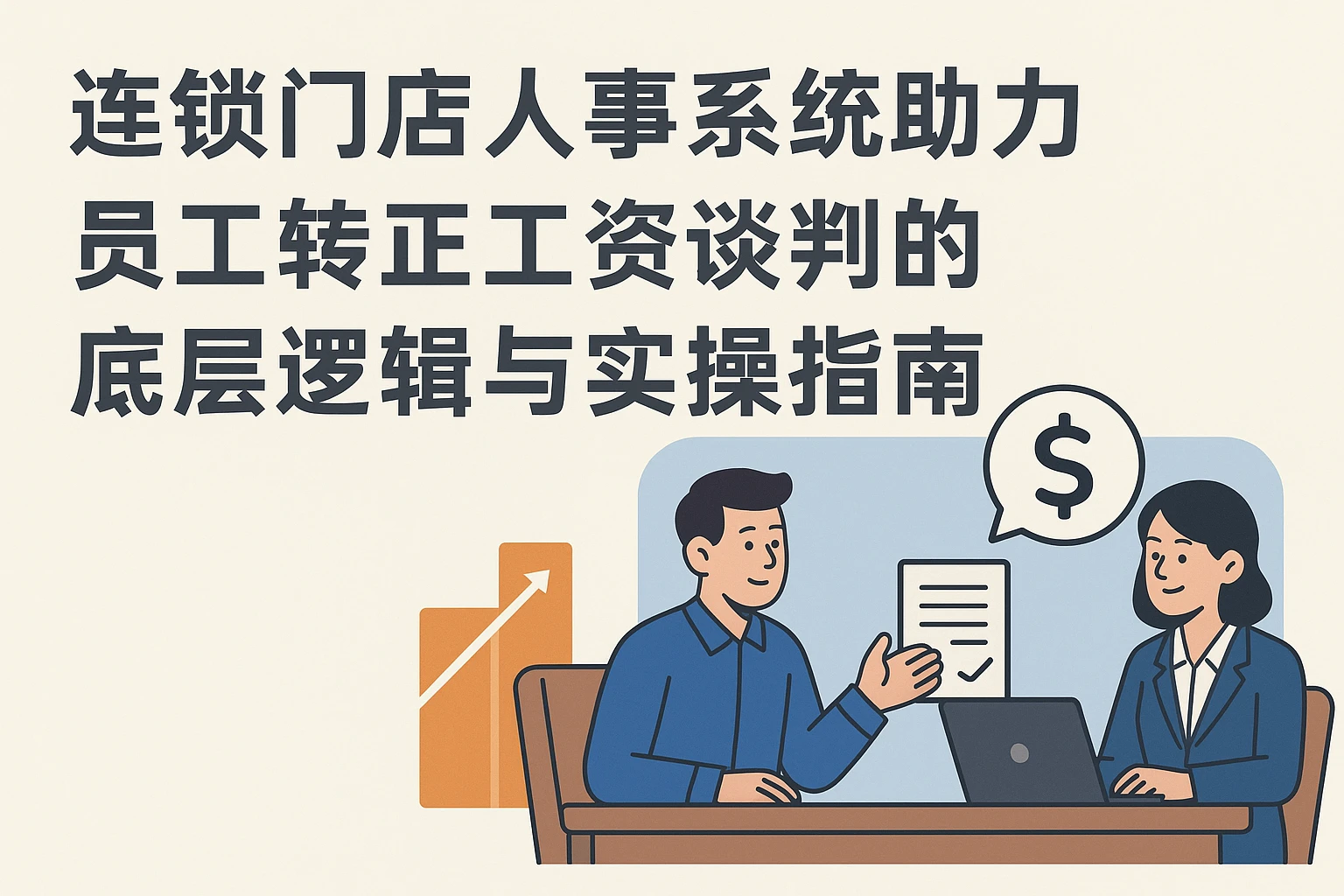 连锁门店人事系统助力：员工转正工资谈判的底层逻辑与实操指南