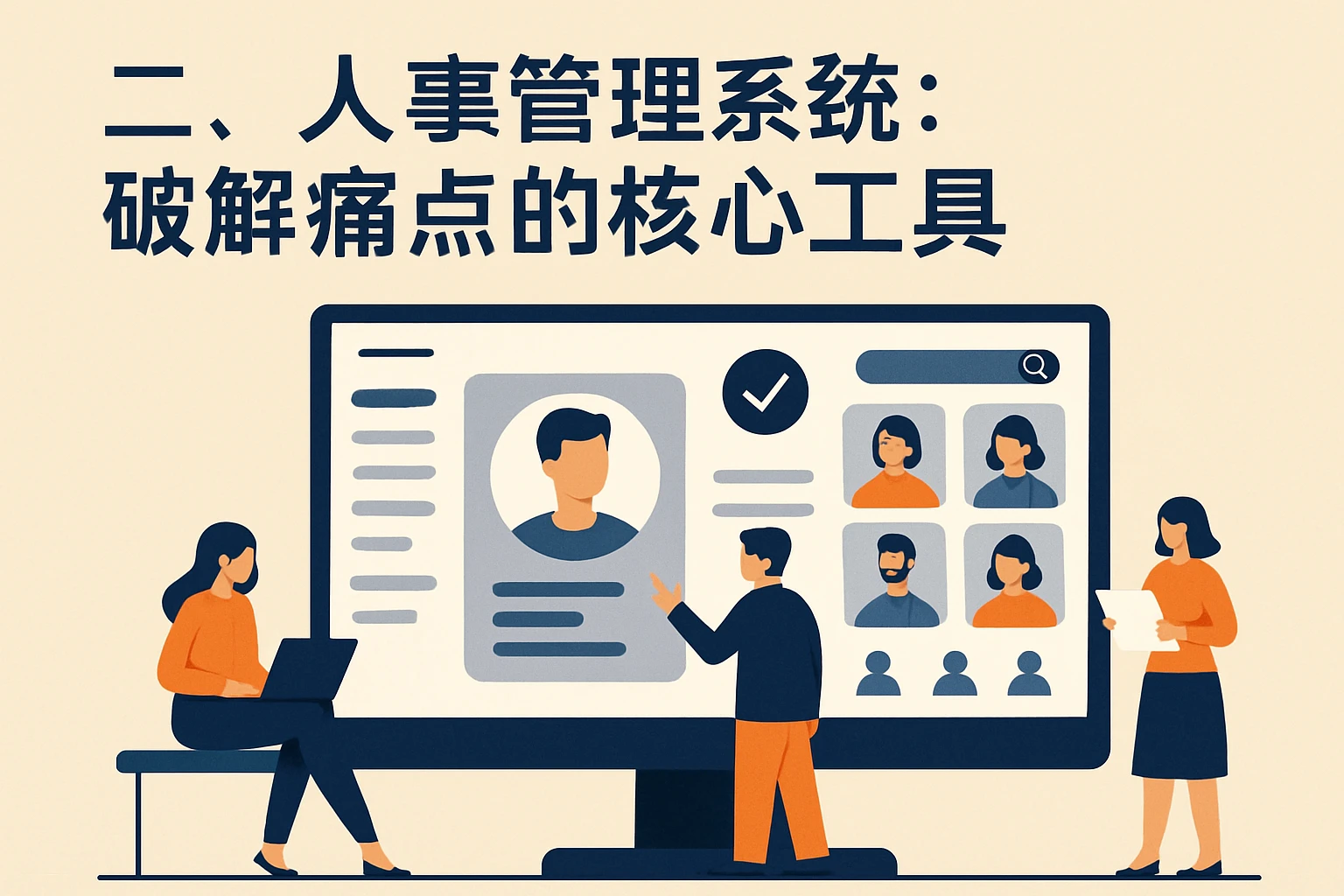 二、人事管理系统：破解痛点的核心工具