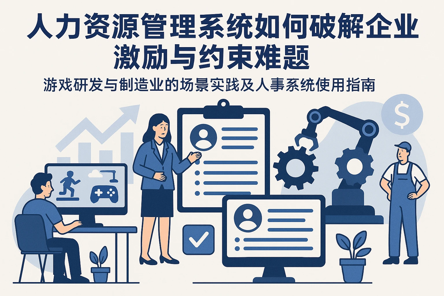 人力资源管理系统如何破解企业激励与约束难题——游戏研发与制造业的场景实践及人事系统使用指南