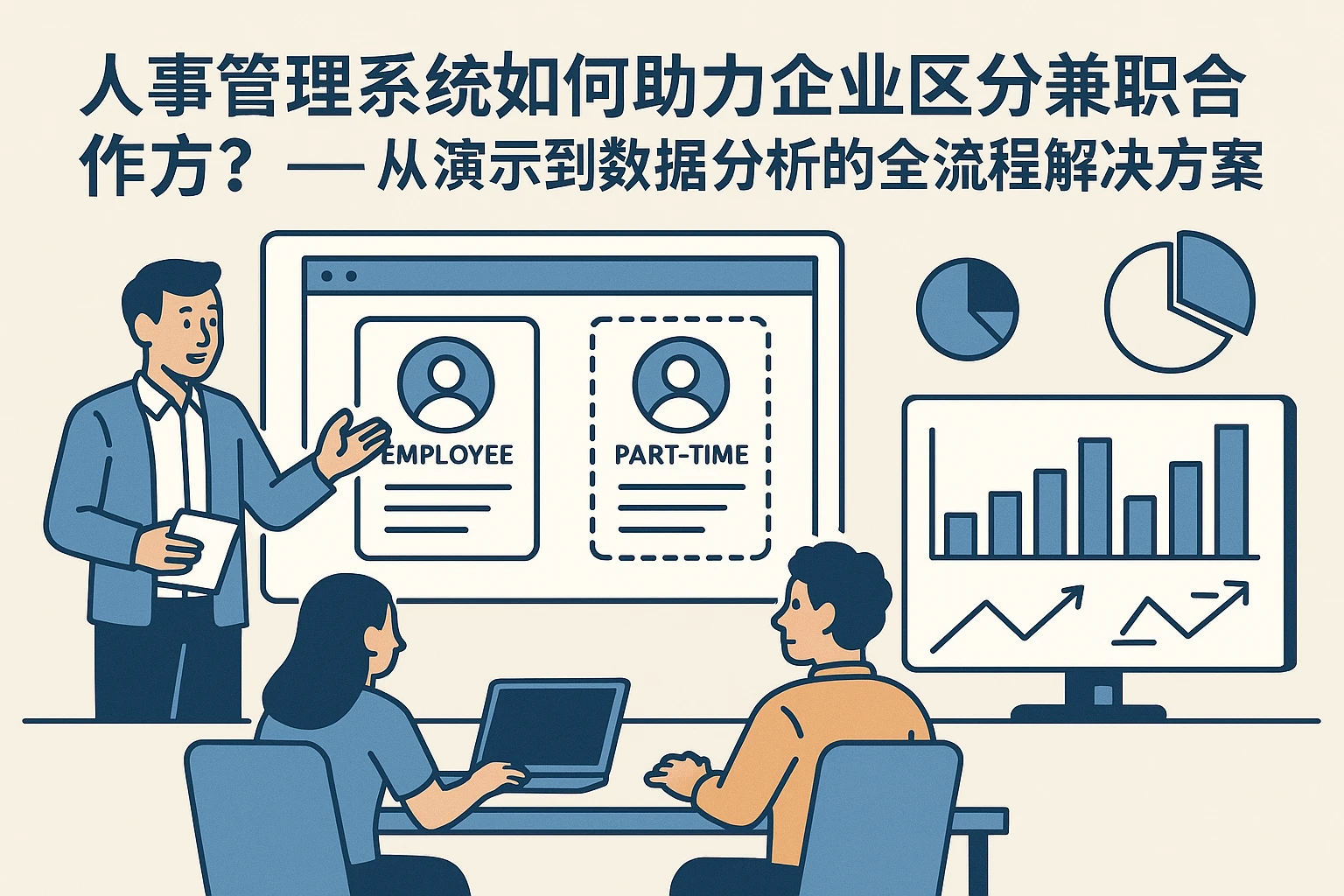 人事管理系统如何助力企业区分兼职合作方？——从演示到数据分析的全流程解决方案