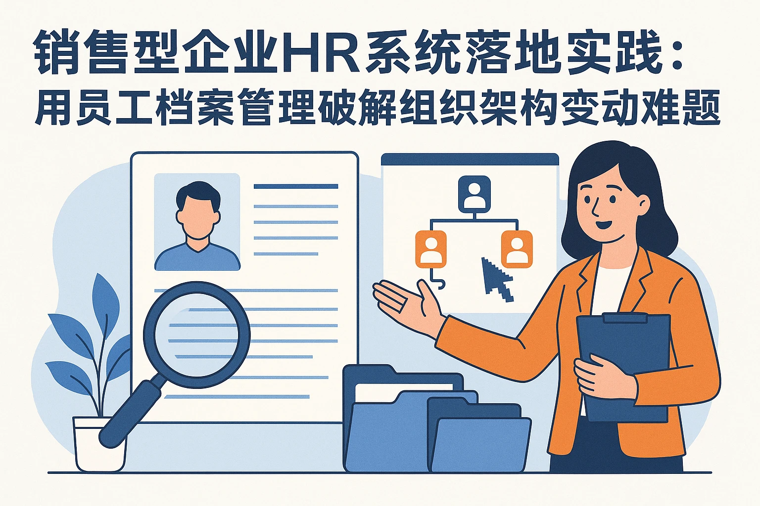 销售型企业HR系统落地实践：用员工档案管理破解组织架构变动难题