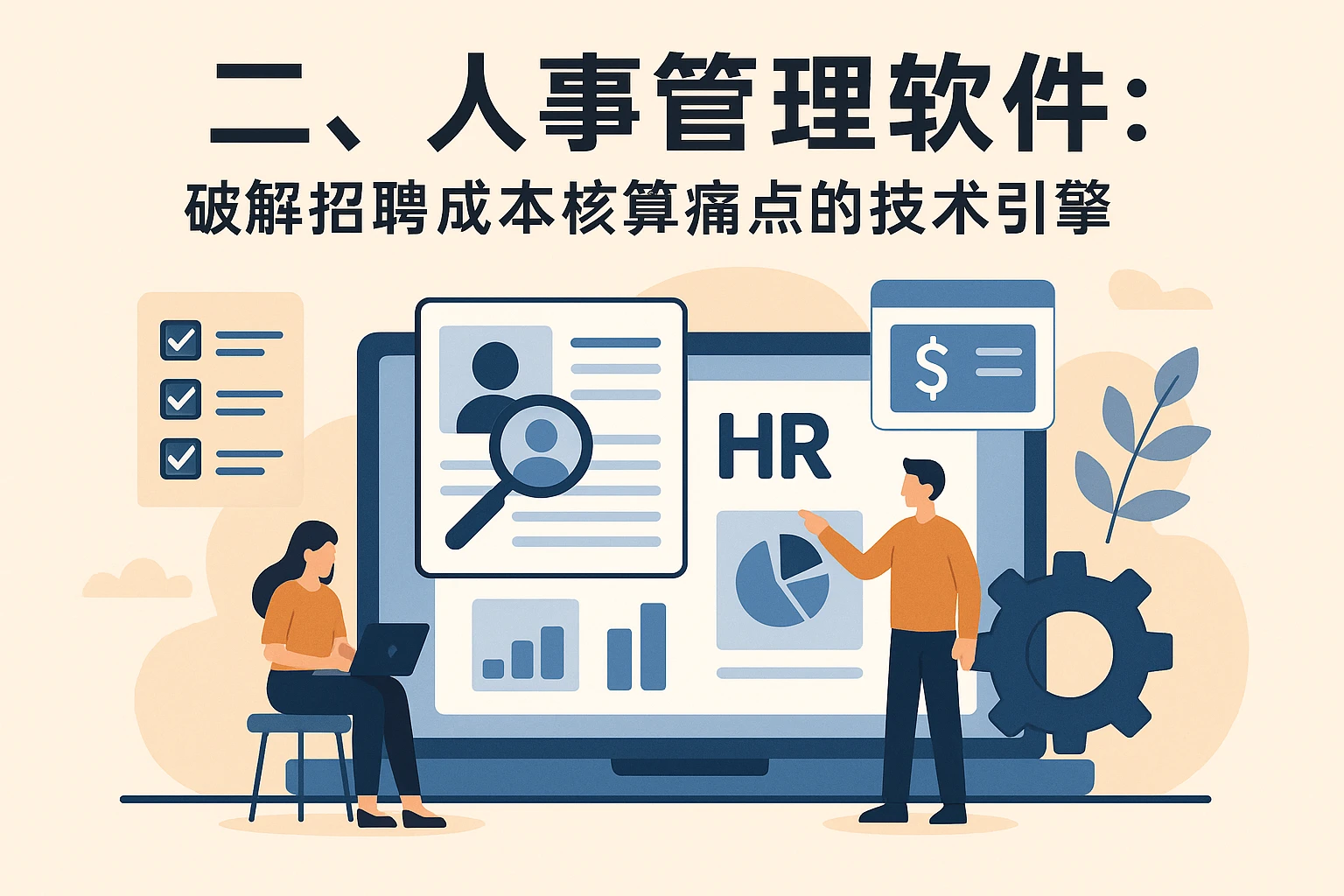 二、人事管理软件：破解招聘成本核算痛点的技术引擎