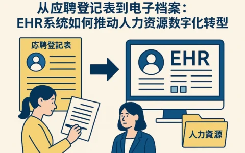 从应聘登记表到电子档案：EHR系统如何推动人力资源数字化转型