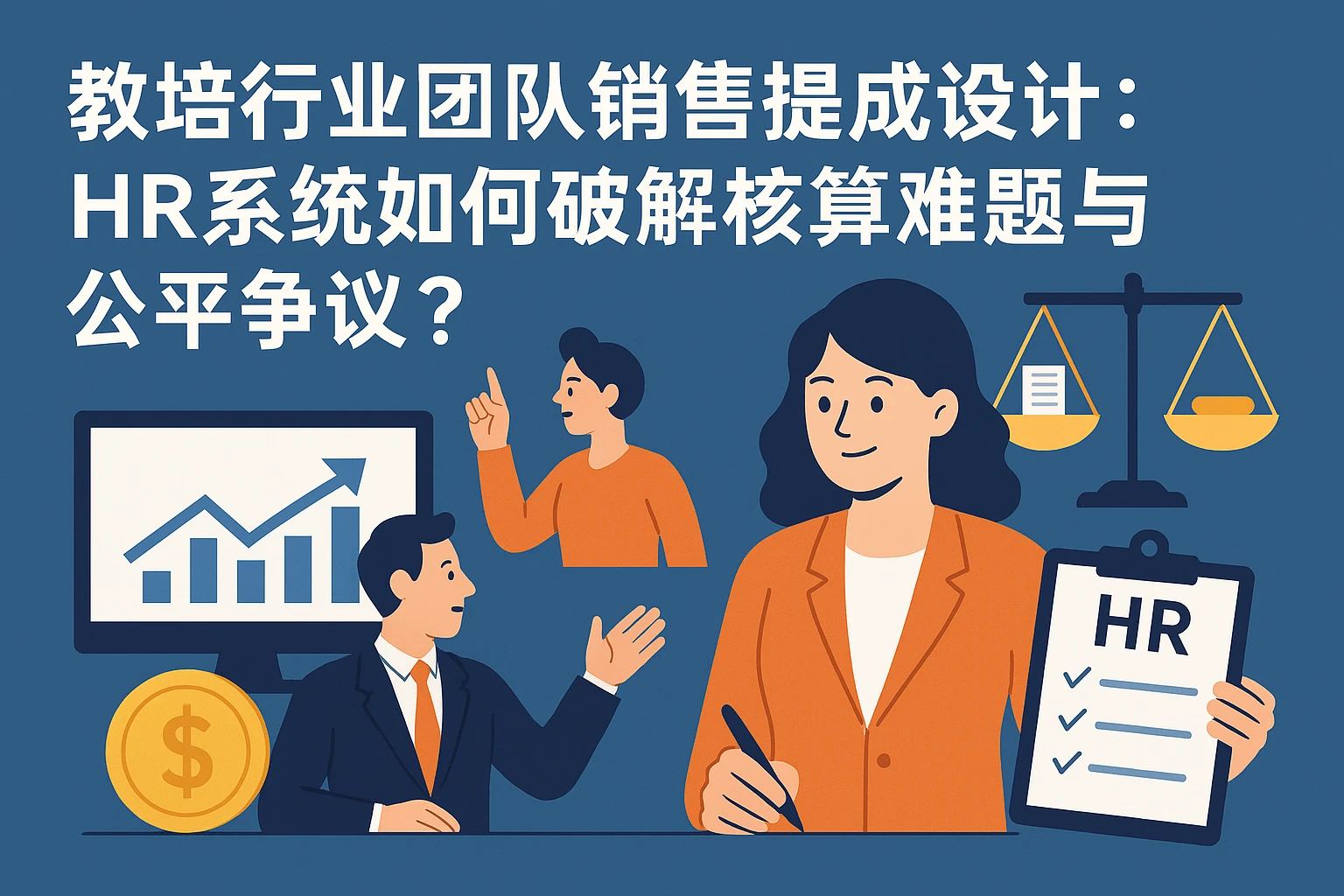 教培行业团队销售提成设计：HR系统如何破解核算难题与公平争议？