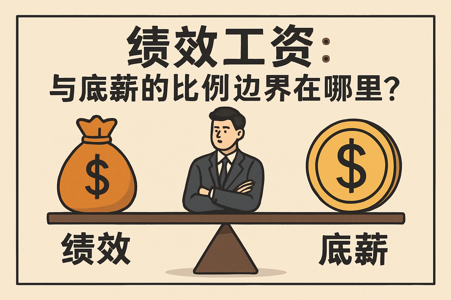 2. 绩效工资：与底薪的比例边界在哪里？
