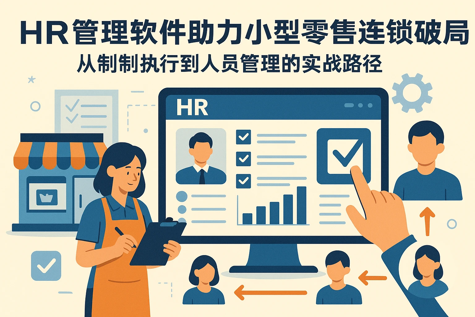 HR管理软件助力小型零售连锁破局：从制度执行到人员管理的实战路径