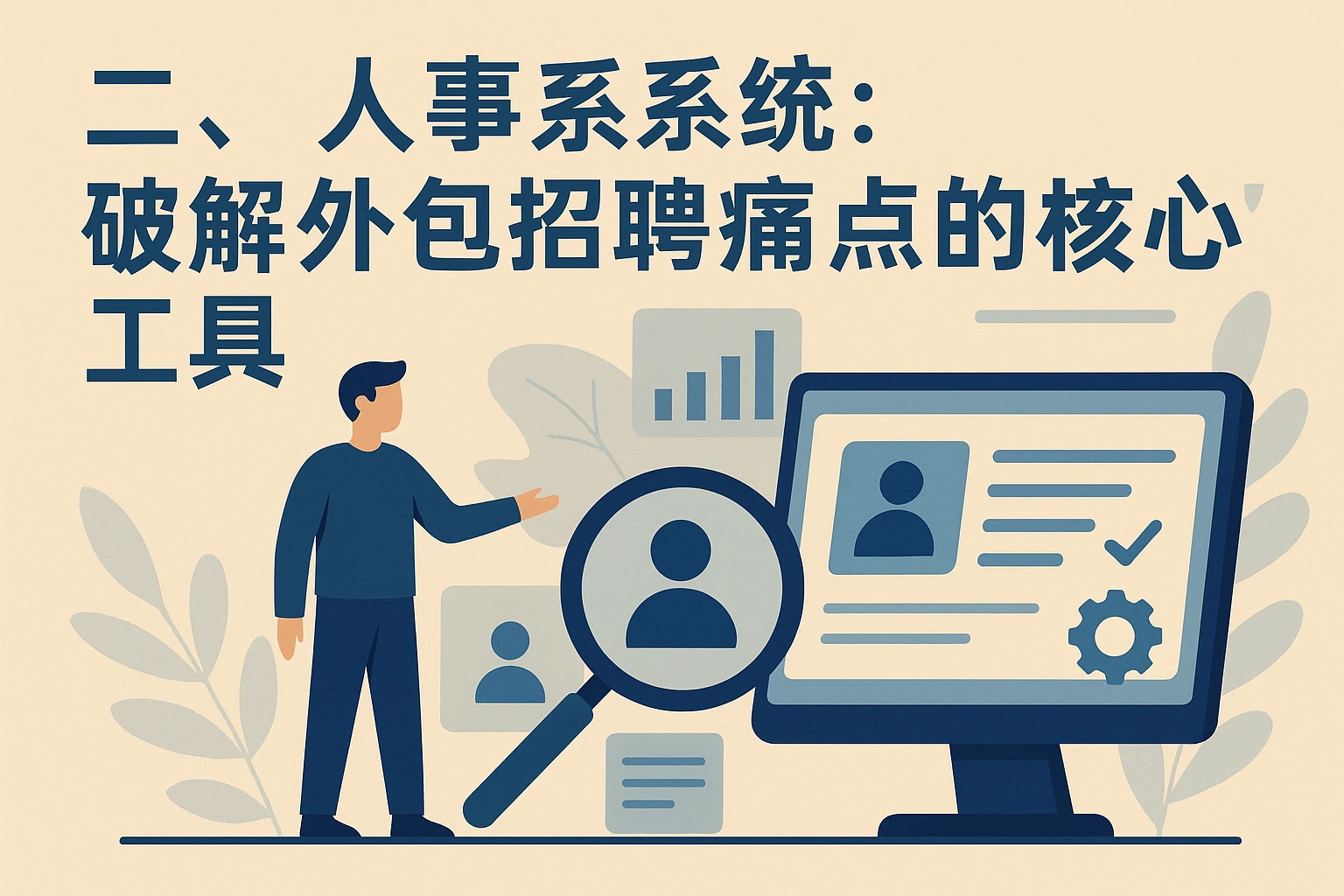 二、人事系统：破解外包招聘痛点的核心工具