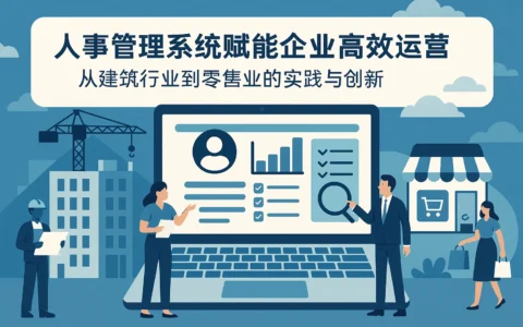 人事管理系统赋能企业高效运营：从建筑行业到零售业的实践与创新