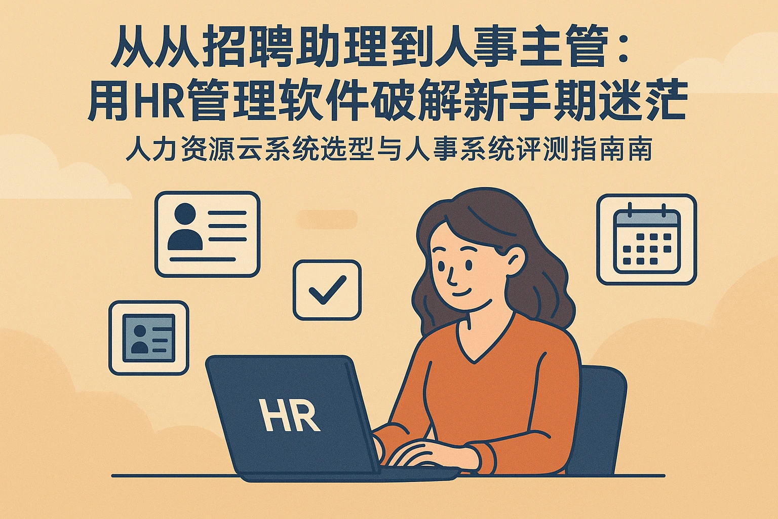 从招聘助理到人事主管：用HR管理软件破解新手期迷茫——人力资源云系统选型与人事系统评测指南