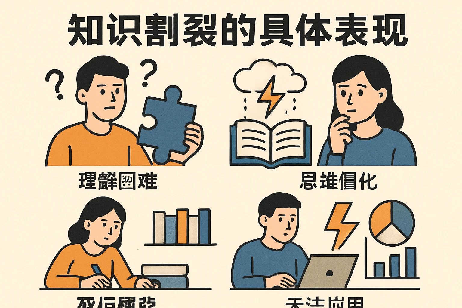 知识割裂的具体表现