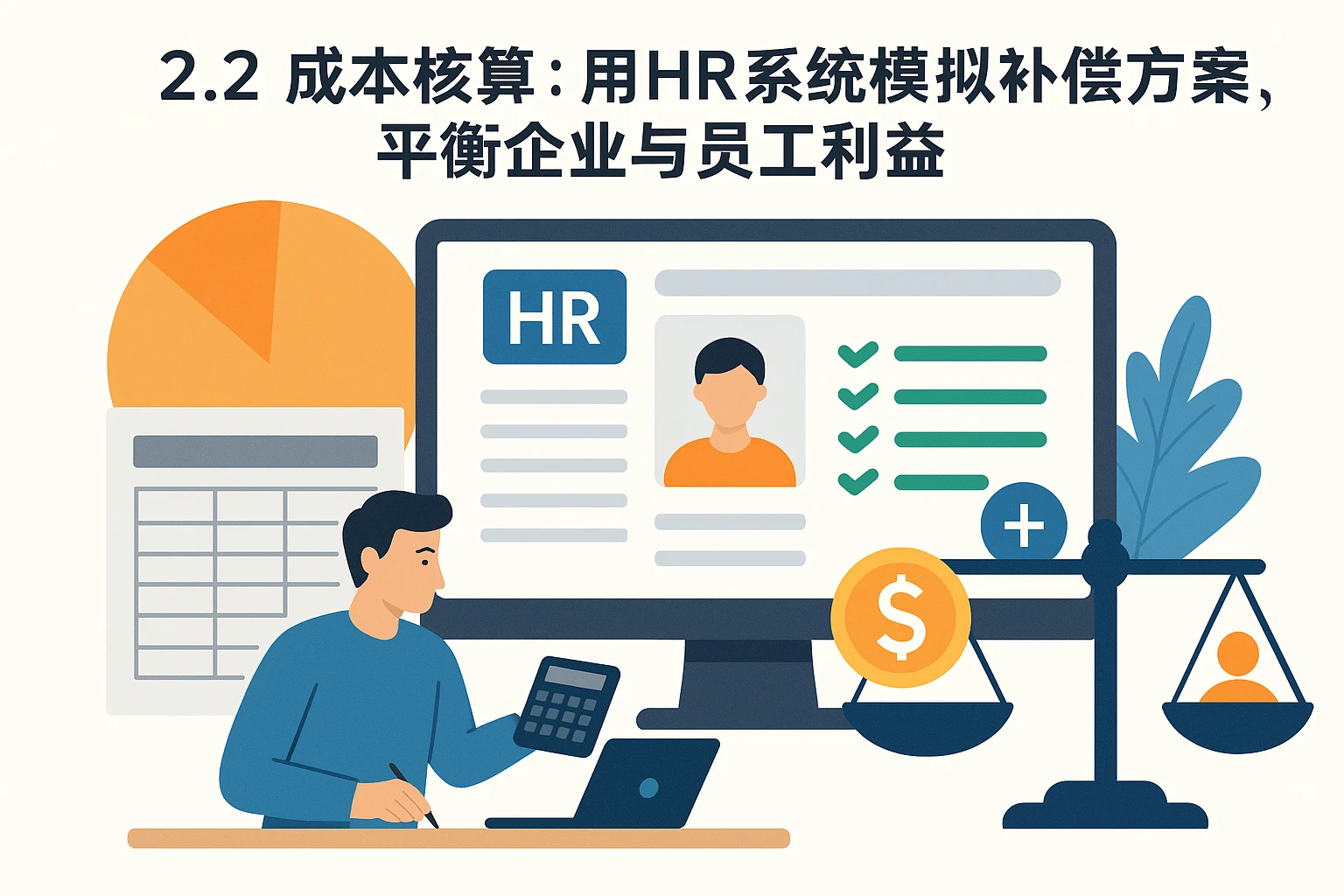 2.2 成本核算：用HR系统模拟补偿方案，平衡企业与员工利益