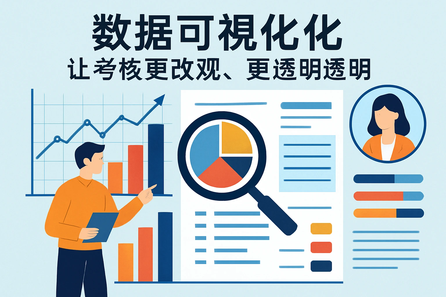 2. 数据可视化：让考核更客观、更透明