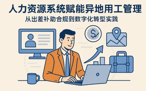 人力资源系统赋能异地用工管理：从出差补助合规到数字化转型实践