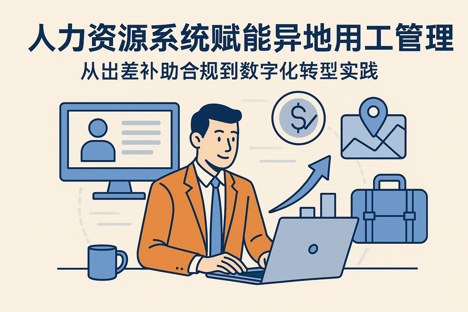 人力资源系统赋能异地用工管理：从出差补助合规到数字化转型实践