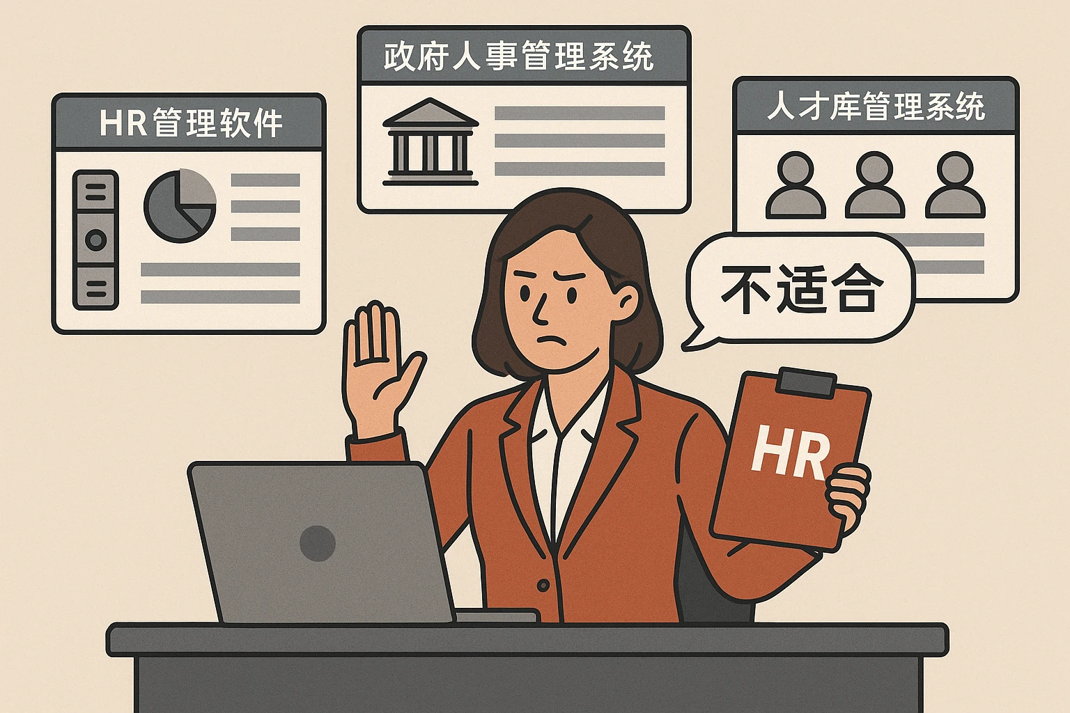 当人事从业者说“不适合”：HR管理软件、政府人事管理系统与人才库管理系统的破局之道