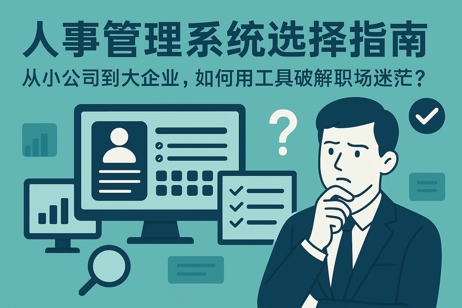 人事管理系统选择指南：从小公司到大企业，如何用工具破解职场迷茫？