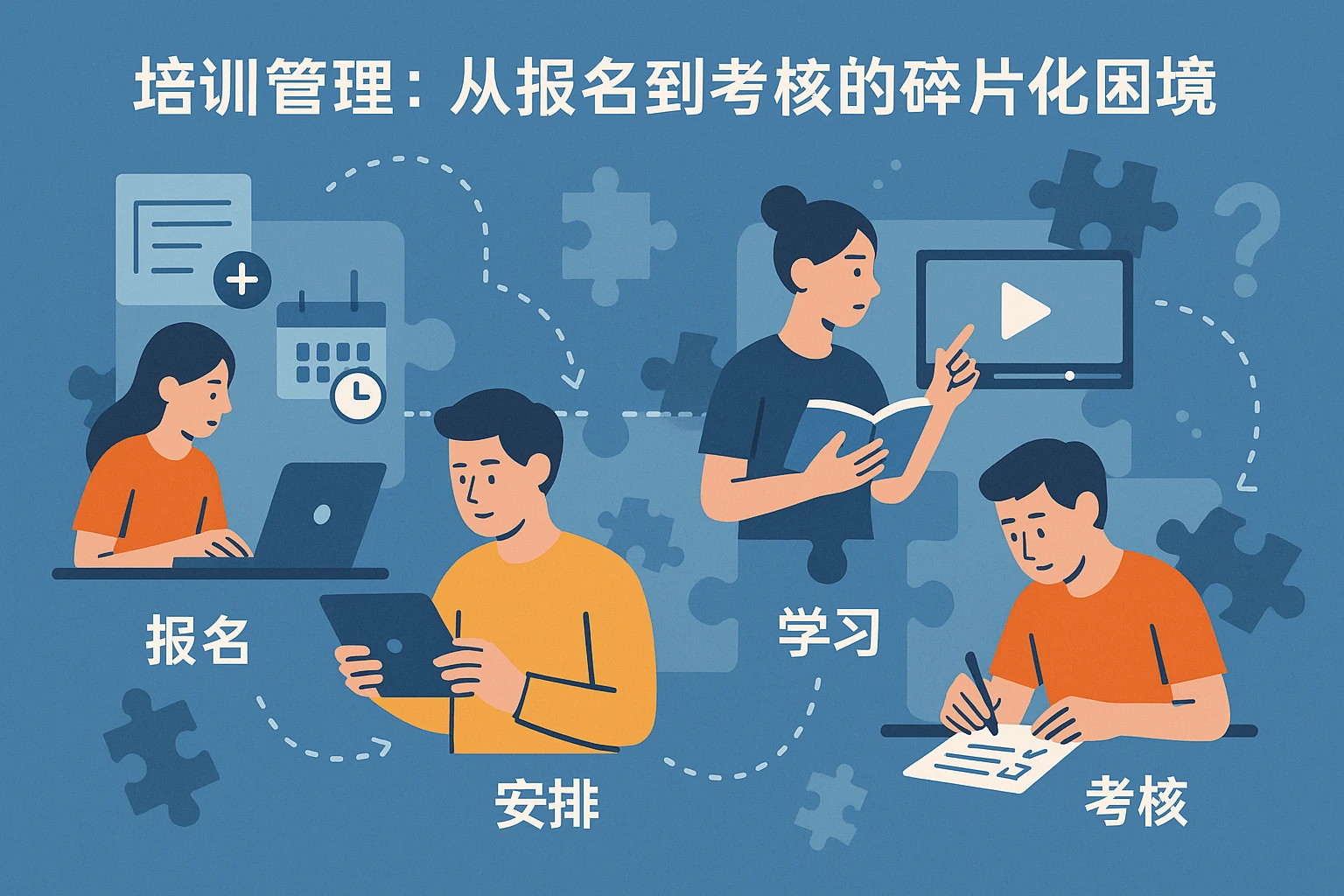 2. 培训管理：从报名到考核的碎片化困境