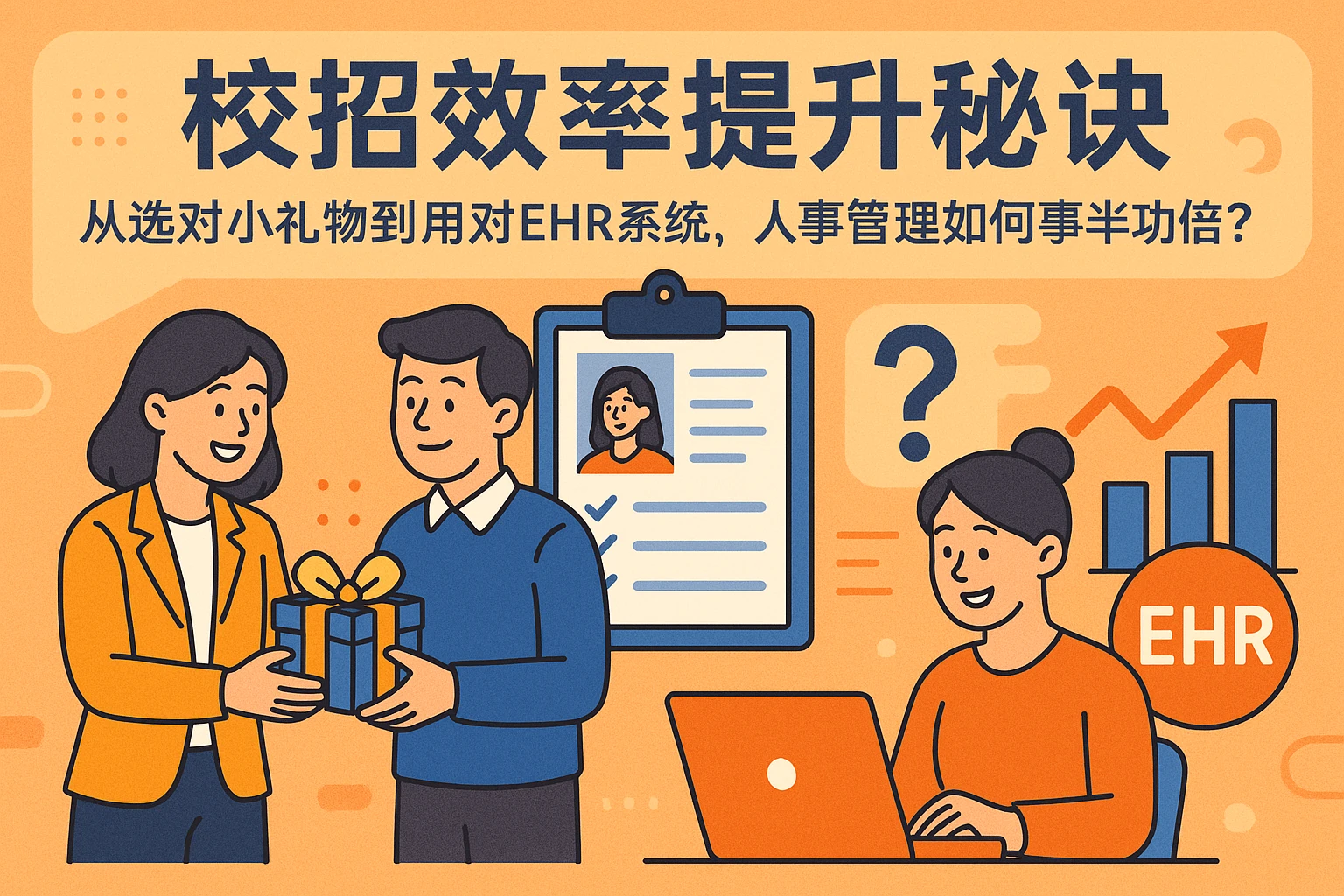 校招效率提升秘诀：从选对小礼物到用对EHR系统，人事管理如何事半功倍？