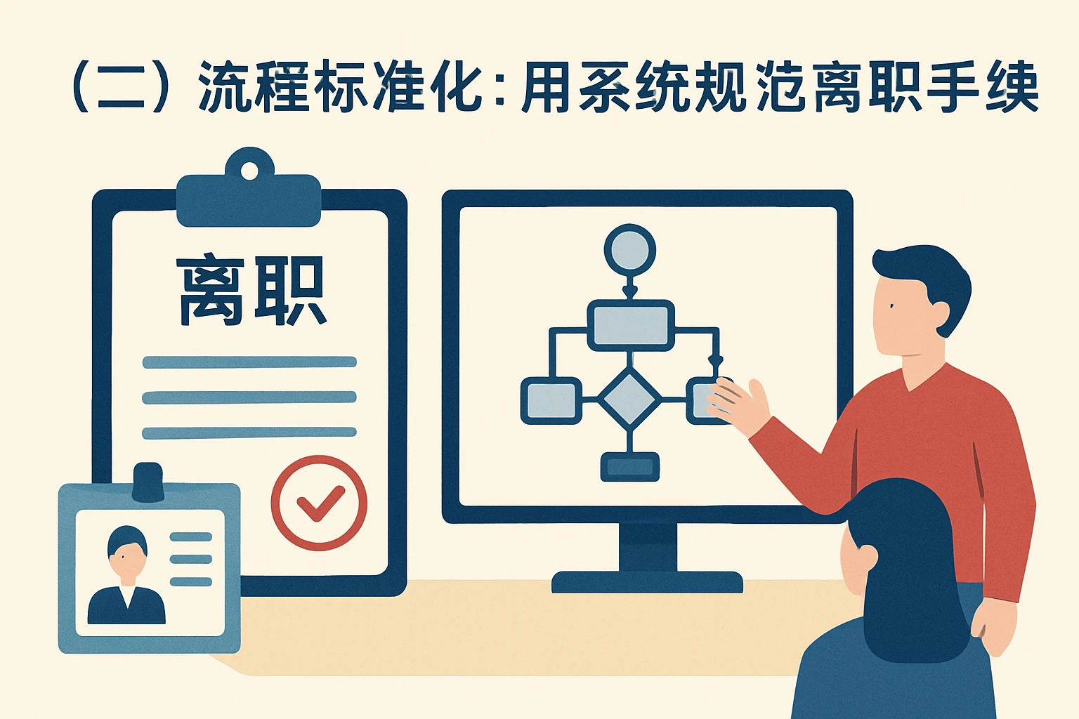 （二）流程标准化：用系统规范离职手续