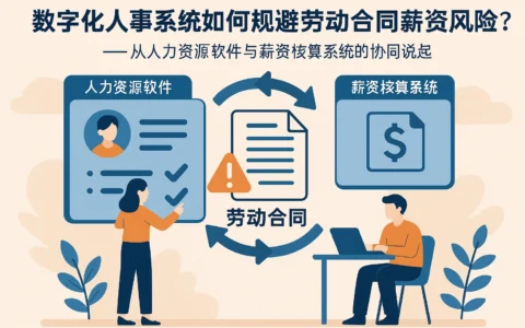 数字化人事系统如何规避劳动合同薪资风险？——从人力资源软件与薪资核算系统的协同说起