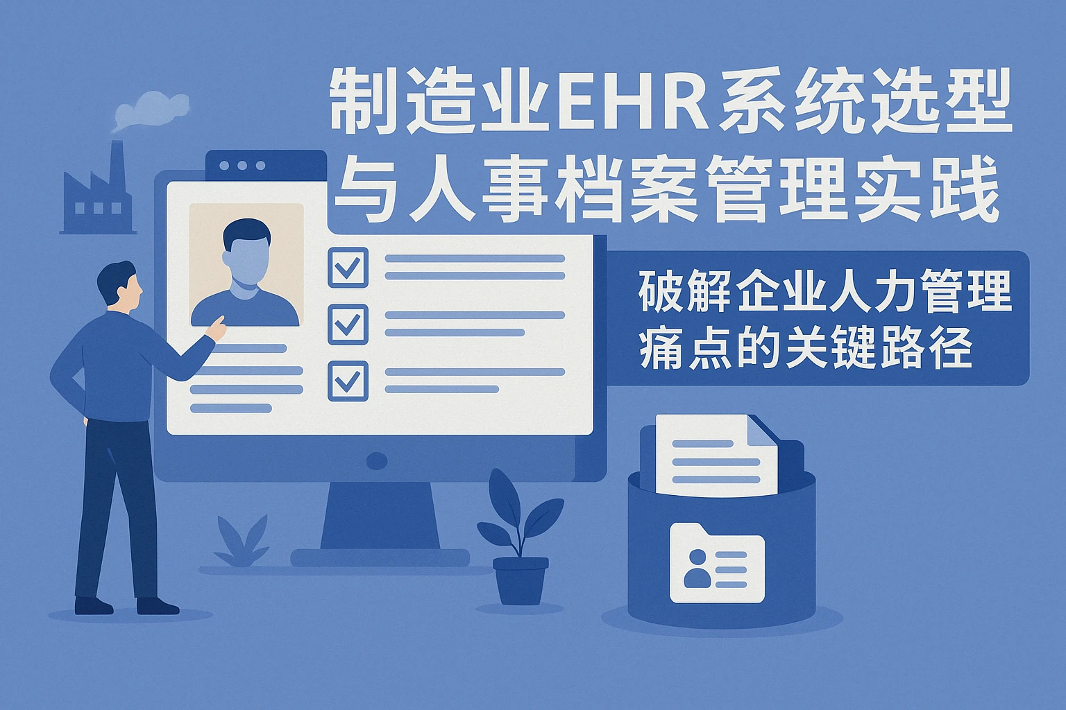 制造业EHR系统选型与人事档案管理实践：破解企业人力管理痛点的关键路径