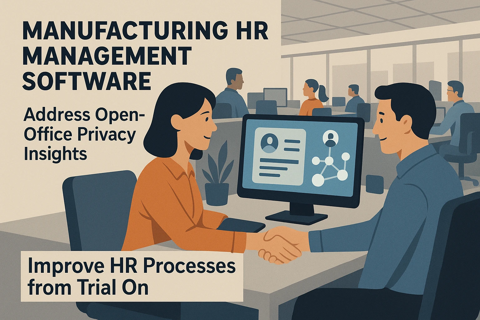 制造业人事管理软件：破解大开间办公保密痛点，从试用开始优化人事流程